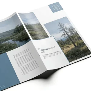 Customized Magazine Catalog Promotional Booklet Hardcover Offset Printed Art Paper Saddle Stitched
