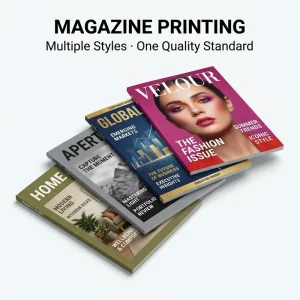 Customized Magazines Printing Service All Types Of Printing Fashion Magazines Perfect Binding