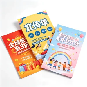 Customized Marketing Handouts Color Single Page Flyers Business Advertising Leaflets