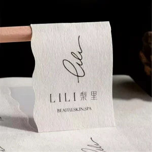 Customized Minimalist Line Art Waterproof Eco Friendly Adhesive Paper Packaging Label Stickers Custom Shape Brand