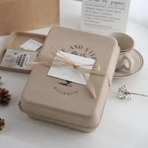 Customized Mold Pulp Box Paper Box Eco-friendly Packaging Oil Bottle Packaging Box