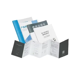Customized Multi-page Folded Brochure with Hard Cover and Digital Printing on Coated Paper for Promotional Leaflets