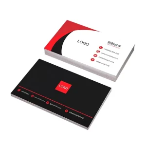 Customized Offset Paper Business Cards with Digital Printing for Advertising Clothing Packaging Takeout Services