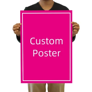 Customized Outdoor Advertising Poster Wall Stickers Printed With PP Self-adhesive Film UV Resistant Poster