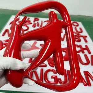 Customized PVC 3D Acrylic Crystal Lettering Three-dimensional Metal Lacquered Letter Storefront Advertising Image Wall