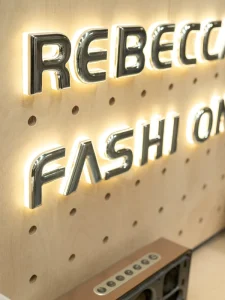 Customized PVC Advertising Logo Background Wall Sign Company Storefronts 3D Lettering