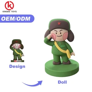 Customized PVC Cartoon Dolls Mascot 3D Blind Box Figurines with Custom Color & Design Unisex