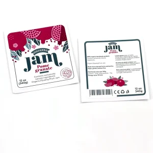 Customized Packaging Label Self adhesive Waterproof Stickers for Canned Sauce Canned Products
