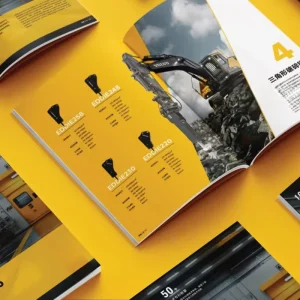 Customized Paper Flyers Brochure A4 Catalogue Books Printing Service Corporate Specialty Offset Printing