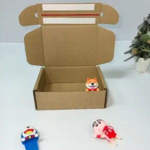 Customized Paper Packaging Boxes with Adhesive Tape and Zipper for Shipping Cosmetic Products