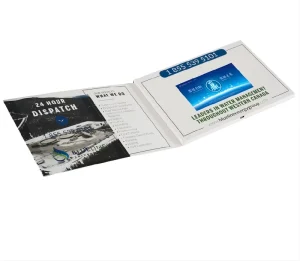 Customized Personal Optional Size Promotional Touch Screen Digital LCD Video Brochure