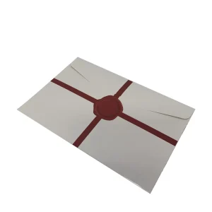 Customized Printed Eco-friendly Wallet Invitation Card Paper Envelopes 7×4 Inches Gloss Lamination