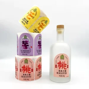 Customized Printed Food Grade Stickers and Beverage Labels Suitable for Soft Drinks Energy Drinks Juices and Soda Bottles