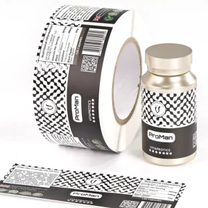 Customized Printing Cosmetic Logo Sticker Waterproof Self Adhesive Vinyl Roll Custom Sticker and Printed Label for Bottle