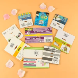 Customized Printing Heavy Cardboard Header Card for Label Packaging Hanging Blister Cards Recyclable Eco Friendly Customizable