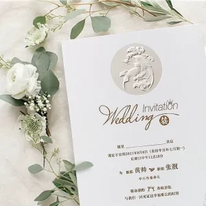 Customized Printing Premium Luxury Wedding Invitation Cards