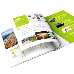 Customized Promotional Brochures Advertising Materials-Custom Paper Printing Services Art Paper Offset Printing Saddle Stitching