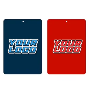 Customized Promotional Shaped Paper Car Air Freshener Hanging Design Custom Car Air Freshener Card Fragrance Custom Logo