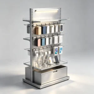 Customized Quality Display Cabinet for Electronic Products Store Display Cellphone Accessory Display Cabinet Display Stand