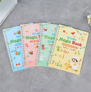 Customized Reusable Handwriting Tracing Number and Letter Preschool Children Magical Groove Calligraphy Sank Magic Book