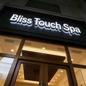 Customized Shape LED Letters Store Signage Outdoor Advertising Sign Front Lit 3D Channel Letter Store Front Signs Business Logo