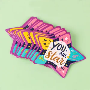 Customized Sheet Labels for Pet Supplies Private Bottles Custom Design Cartoon Waterproof Holographic Sticker