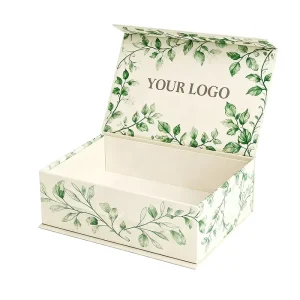 Customized Size Logo Printing Luxury Package Perfume Flower Decoration Chocolate Jewelry Magnetic Folding Packaging Gift Box