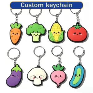 Customized Soft Rubber Key Ring High Restoration Cartoon Character OEM ODM for Brand Merchandising Promotional Gifts