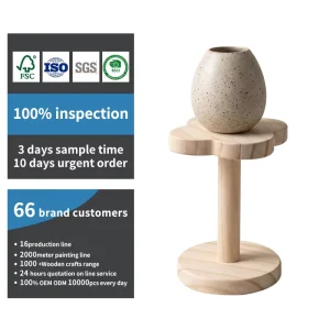 Customized Solid Wood Desktop Plant Storage Rack Multi layer Independent Jewelry Toys Plants Decorative Storage Display Rack