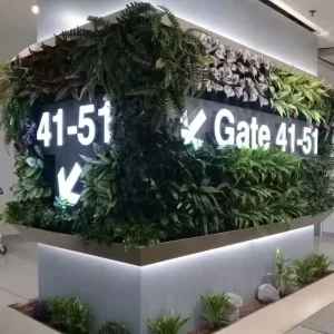 Customized Stainless Steel Illuminated Letters for Outdoor Storefront Advertising Signs with Edgeless DesignDirectional Sign