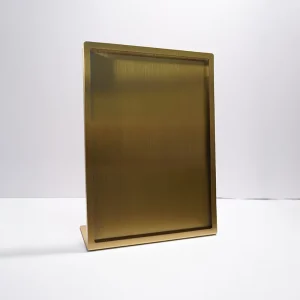 Customized Stand Stand up Advertisement Display Hotel Restaurant Menu Holder Stainless Steel Display Racks