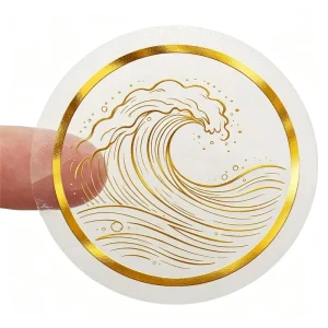 Customized Transparent Labels Vinyl Printing Etiquette Packaging Stickers Waterproof Stickers