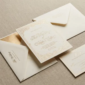 Customized Wedding Invitation Cards Exquisite and Elegant Layout Design Unparalleled Invitation Customization