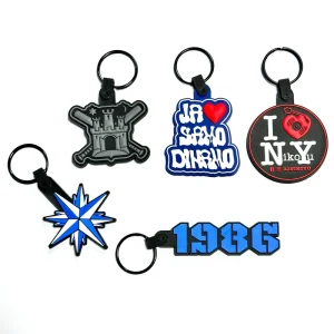 Cute Anime Keychain Soft PVC Keyring Personalized Logo Keychain Charm