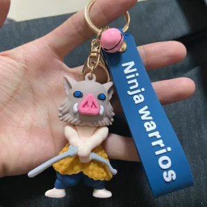 Cute Cartoon Animal Character 3D Custom PVC Keyring Non-Toxic Durable Eco-Friendly Die-Cut Design
