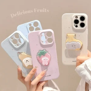 Cute Dog Design TPU Mobile Phone Case Cover for iPhone 16 15 14 13 12 Pro Max Waterproof Rotatable Desgin