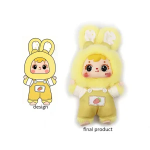 Cute Plush Pillow Soft Stuffed Personalized Design IP Brand Character R&D Mystery Box Custom