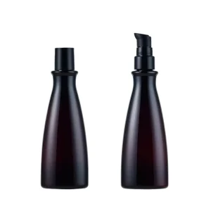 Cylinder PET Plastic 120ml Customized Lotion Shampoo Hair Care Cosmetic Subpackage Bottle with Lid