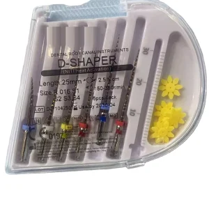D-Shaper NiTi Heat-Activated Root Canal Files 6 Files/Pack