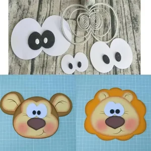 DIY Eyes Metal Cutting Die Template for DIY Photo Albums Gift Boxes Paper Cards Greeting Cards and Scrapbooking