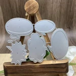 DIY Fun Conversation Box Metal Die Cut Embossing Template Tool for DIY Scrapbooking Cardmaking and Photo Album Craft Decoration