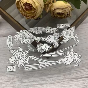 DIY Radish Garden Metal Die Cut Embossing Template Tool for DIY Scrapbooking Paper Cards and Photo Album Craft Decoration
