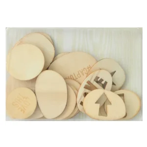 Decorative Mini Handmade Wooden Icons Set