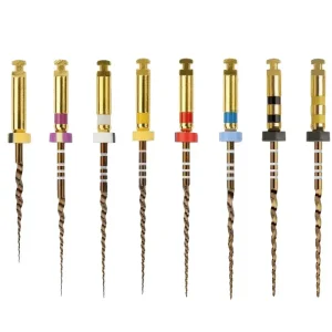 Dental 6Pcs/Box Nickel Titanium Heat Activation Root Canal Endodontic Rotary Files