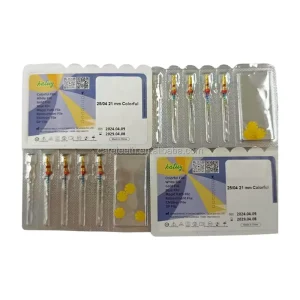 Dental Equipments Root Canal Files 25MM Series Rainbow and Silver Files Mixed Dental Rotary Files Endodontic