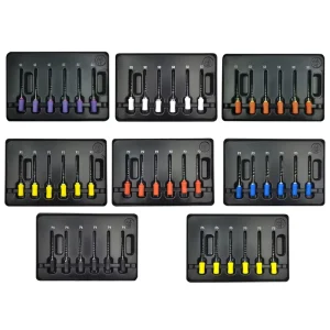 Dental NiTi Hand Use Rotary Files Kit Heat Activated Super Files SX to F3 for Root Canal Treatment