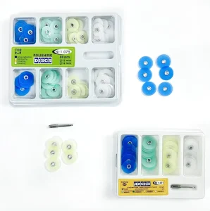 Dental Polishing Kit 1.075 1.071 Mix Set Disc Mandrel Composites Resin Gross Reduction Polishing Discs