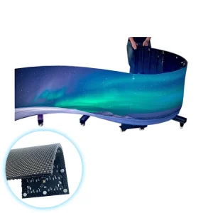 Design Control Devil’s Eyes Flexible Led Matrix Panels 8K Resolution HDR Supported Curved Led Advertising Display Screen