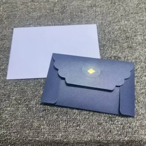 Designer Coated Paper Envelopes for Invitations Digital Printing Offset Embossing for Greetings Fancy Decorative Style
