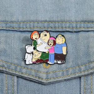 Designer Custom Cute Cartoon Enamel Pins Comic Animated Movie Characters Brooches Clothes Backpack Hat Jewelry Lapel Badge
